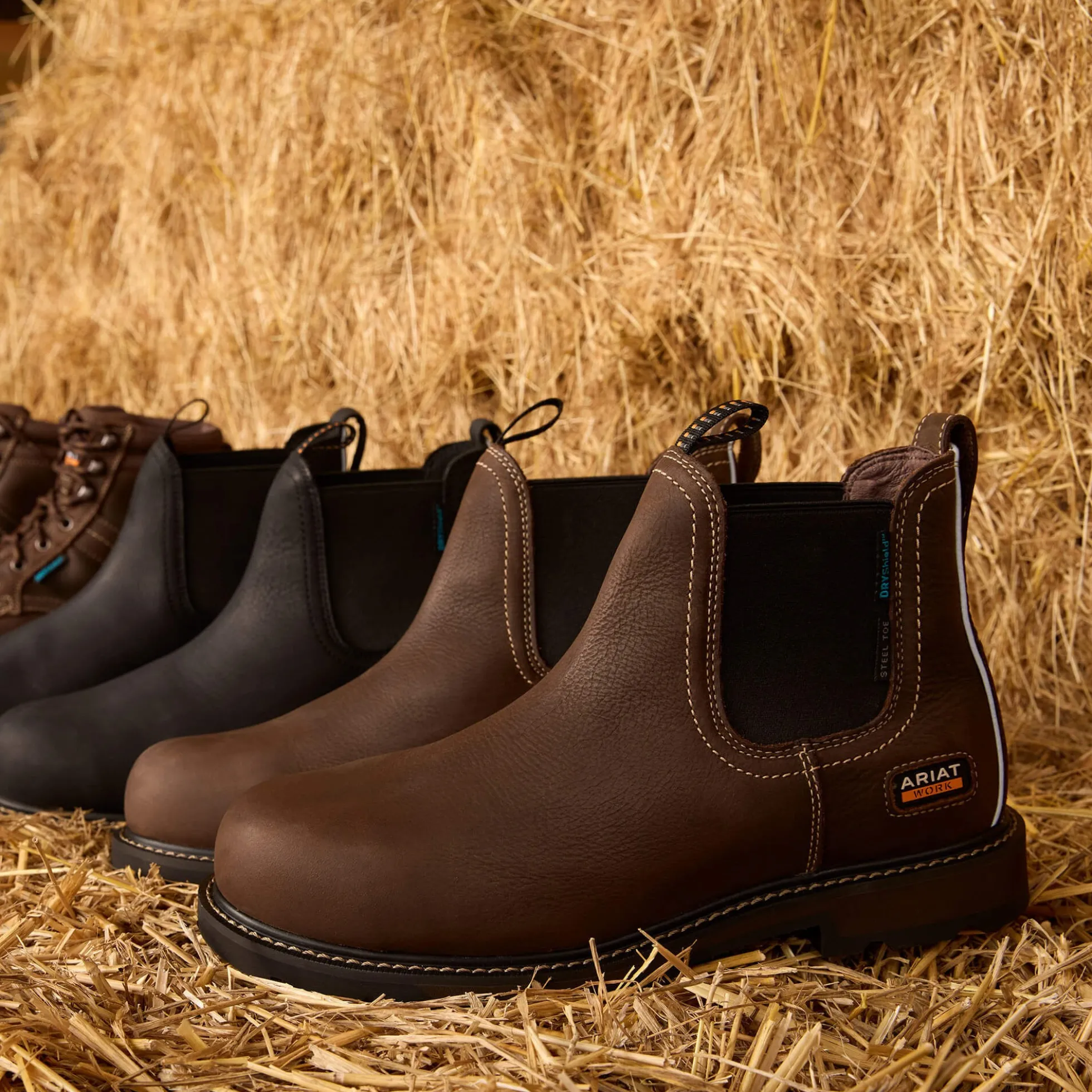 Groundbreaker Chelsea Waterproof Steel Toe Work Boot