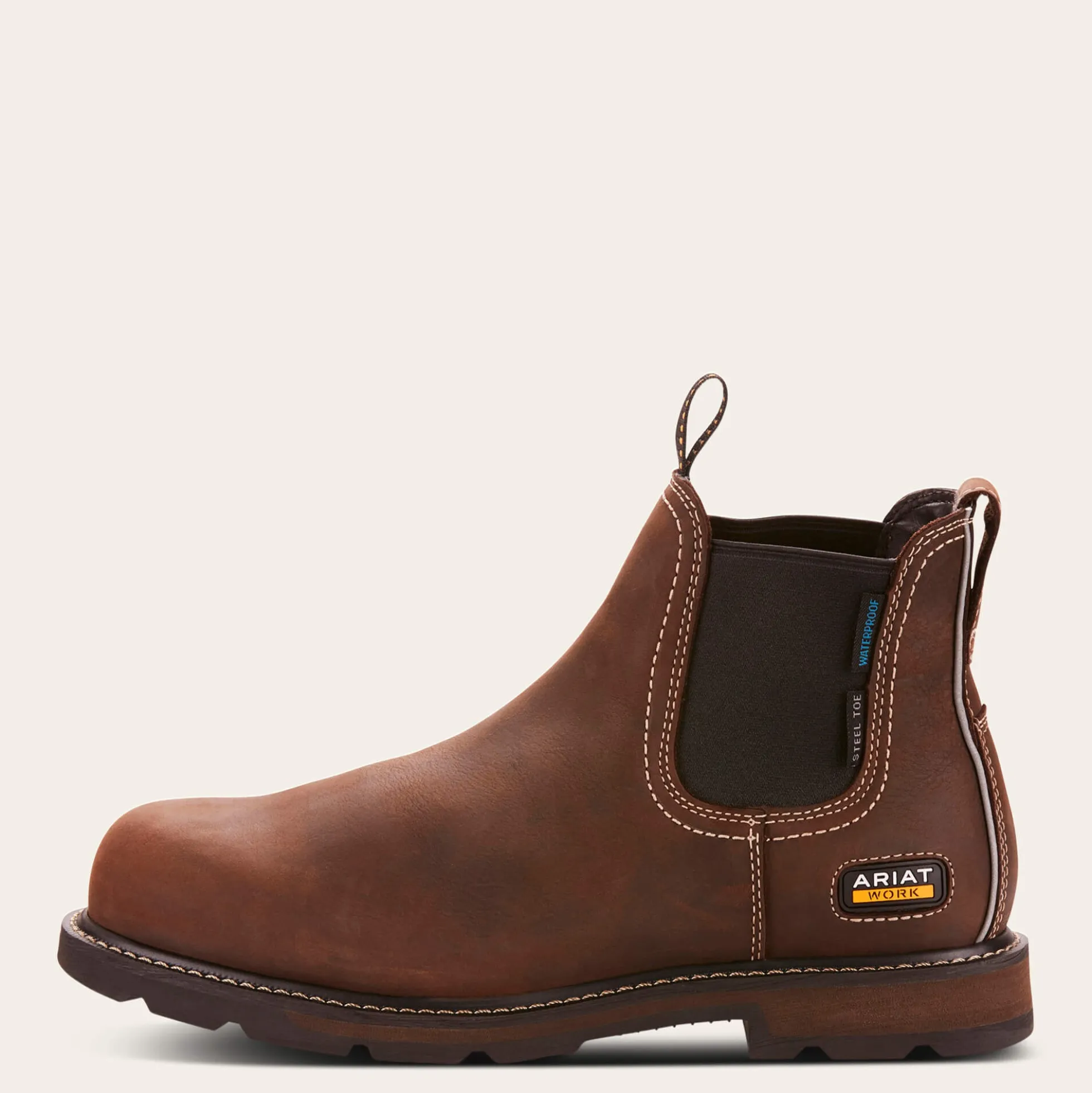 Groundbreaker Chelsea Waterproof Steel Toe Work Boot