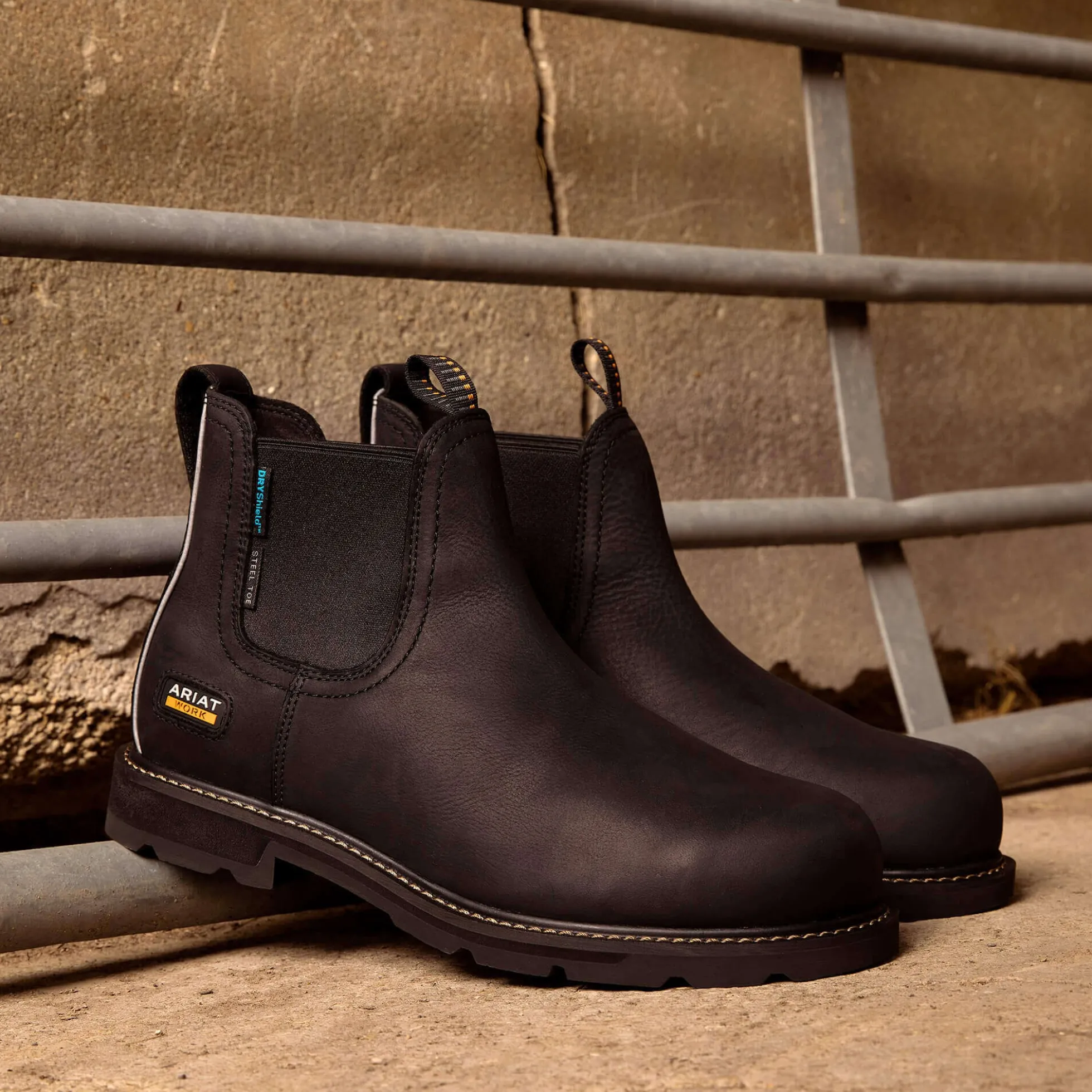 Groundbreaker Chelsea Waterproof Steel Toe Work Boot