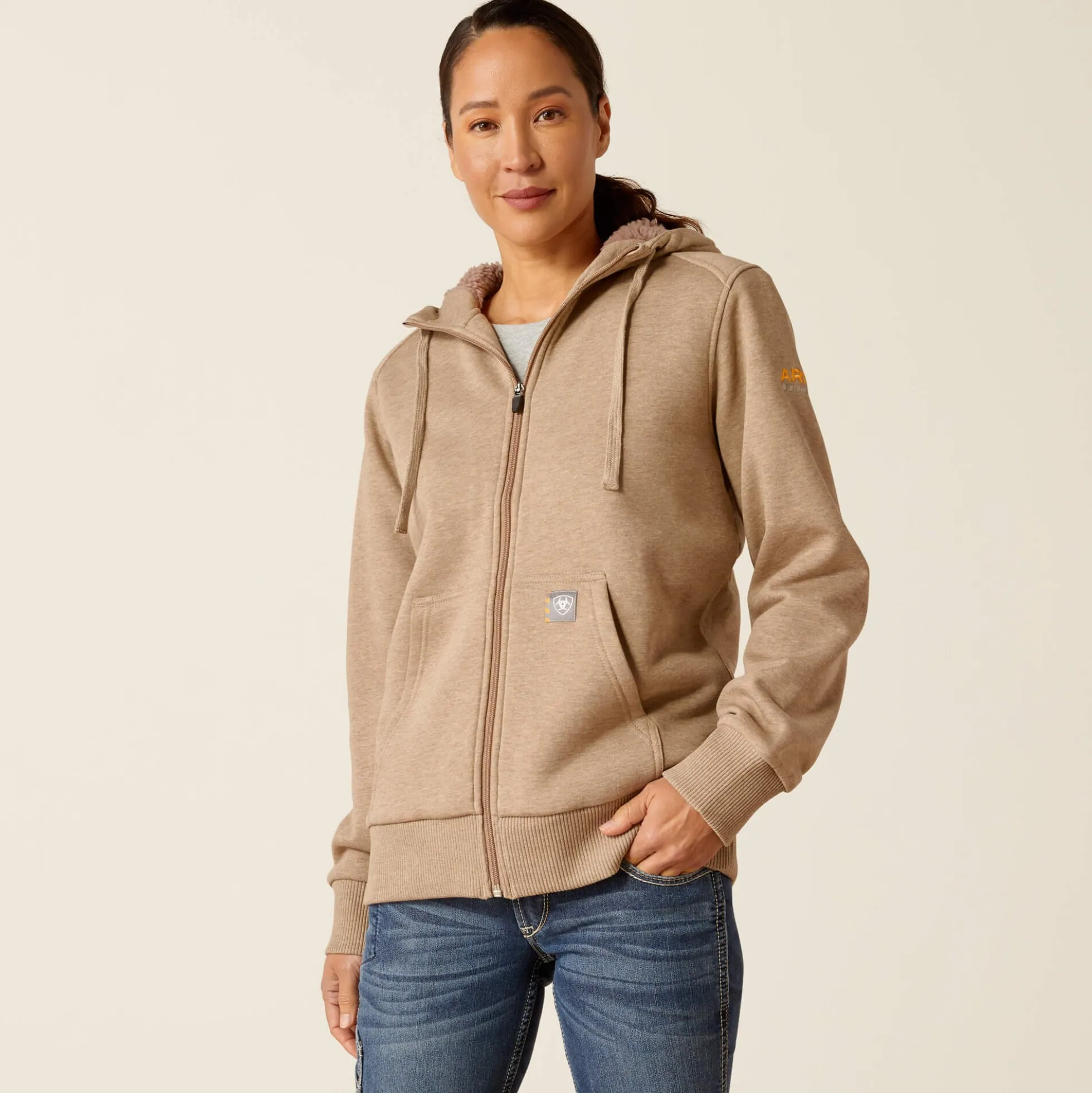 Rebar All-Weather Sherpa Full Zip Hoodie