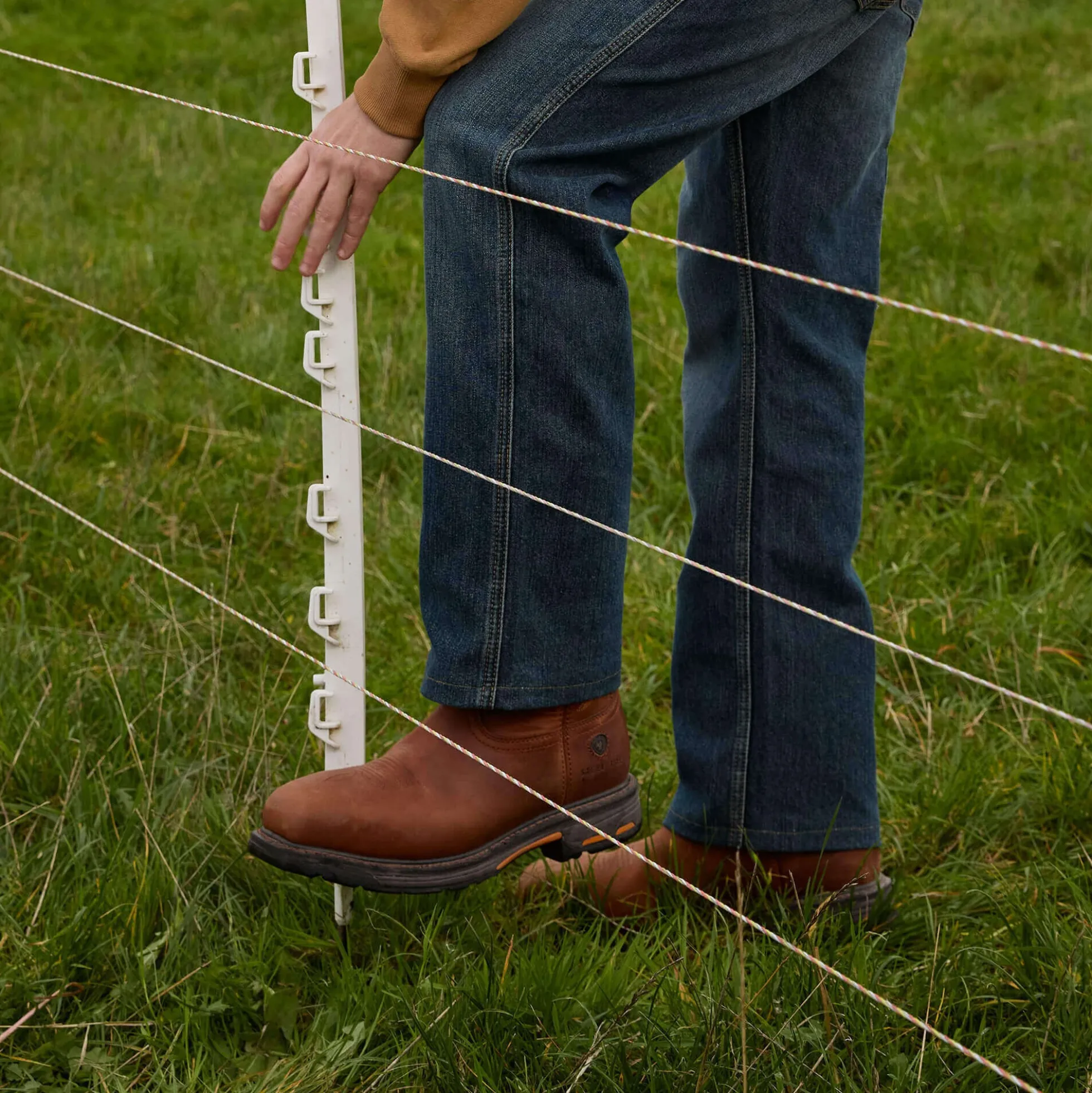 WorkHog Wide Square Toe Steel Toe Work Boot